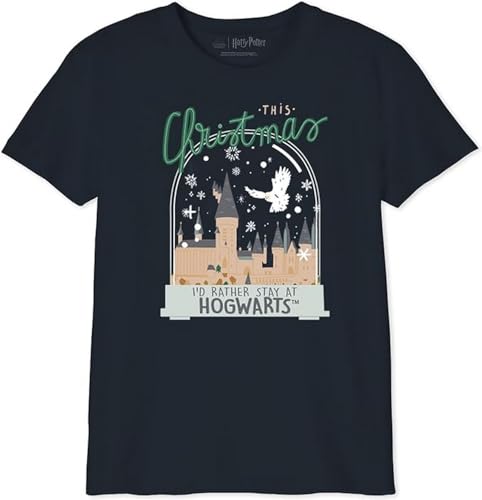 HARRY POTTER Jungen Bohapomts156 T-Shirt, Navy, 10 Jahre von Harry Potter