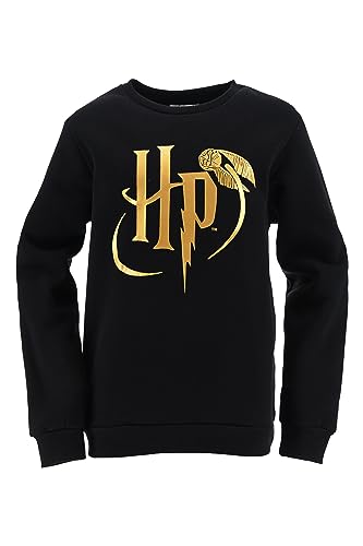 Harry Potter Jungen und Mädchen Sweatshirt (Schwarz,8 Jahre) von Harry Potter