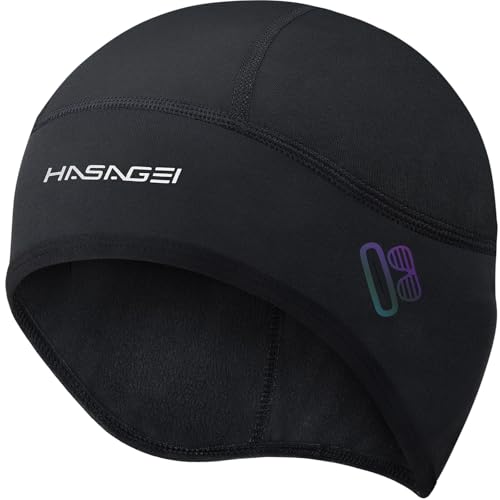 HASAGEI Fahrrad Mütze Winddicht Bike Warm Cap Helm-Unterziehmütze für Herren Damen Thermal Atmungsaktive Motorradfahren Radsport-mützen Kletterhelm Skull Cap (tp 3-Herren) von HASAGEI