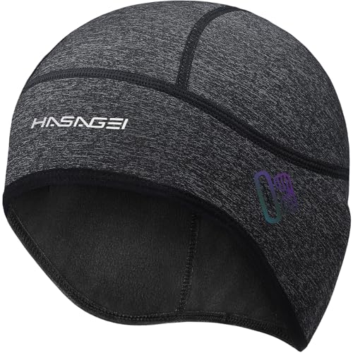 HASAGEI Fahrrad Mütze Winddicht Bike Warm Cap Helm-Unterziehmütze für Herren Damen Thermal Atmungsaktive Motorradfahren Radsport-mützen Kletterhelm Skull Cap von HASAGEI