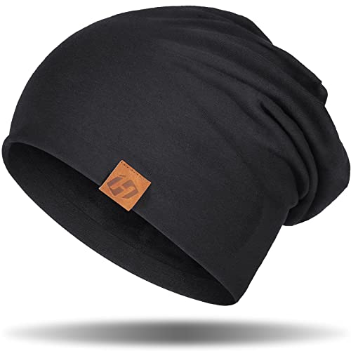 HASAGEI Mütze Damen Herren,Futter Plüsch,Beanie,Wintermütze,Herren Mütze Winter,Mütze Damen Winter,Chemo Mütze von HASAGEI