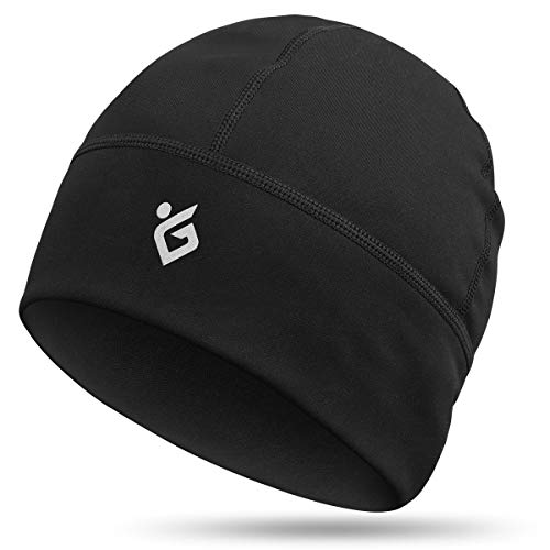 HASAGEI Mütze Herren Damen Winter Laufmütze Herren Sportmütze Fahrrad Mütze Fleece Thermo Atmungsaktiv für Skifahren, Laufen, Snowboarden, Radfahren von HASAGEI