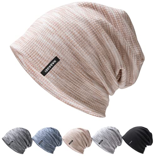 HASAGEI Mütze Herren Leicht Slouch Beanie Mütze Damen Weiche Jersey Mütze Ideal für Frühling Herbst und Winter von HASAGEI