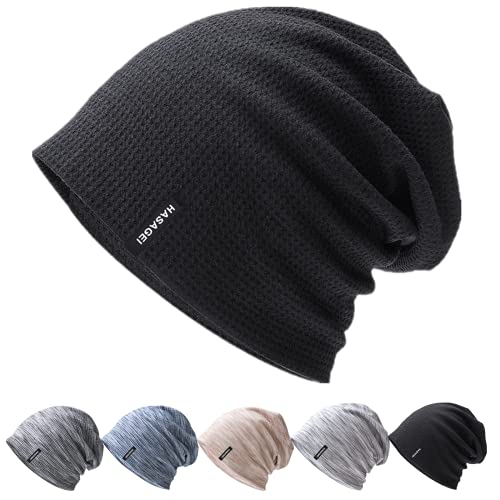 HASAGEI Mütze Herren Leicht Slouch Beanie Mütze Damen Weiche Jersey Mütze Ideal für Frühling Herbst und Winter von HASAGEI