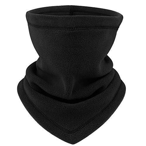 HASAGEI Schlauchschal Herren Damen Fleece Multifunktionstuch Motorrad Halstuch Herren Bandana Windabweisend Halswärmer Winter Warm Gefüttert Nackenwärmer für Outdoor Radsport Ski Motorrad Laufen von HASAGEI
