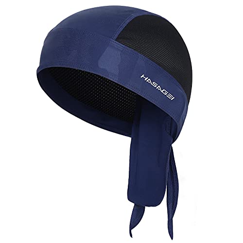 HASAGEI Sports Bandana Cap, Biker Bandana Cap, Kopftuch Herrem Damen, Sommermütze Fahrradmütze, Elastizität Atmungsaktiv Schweißableitender Quick Dry Kopfbedeckung von HASAGEI