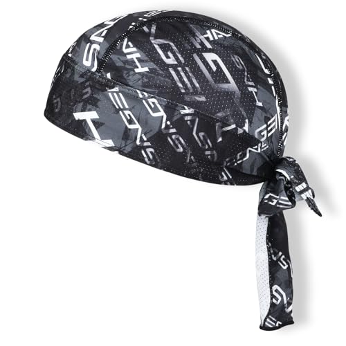 HASAGEI Sports Bandana Cap Durag Bandana Kopftuch Fahrrad Kopfbedeckung Atmungsaktiv nimmt Schweiß auf Hat von HASAGEI