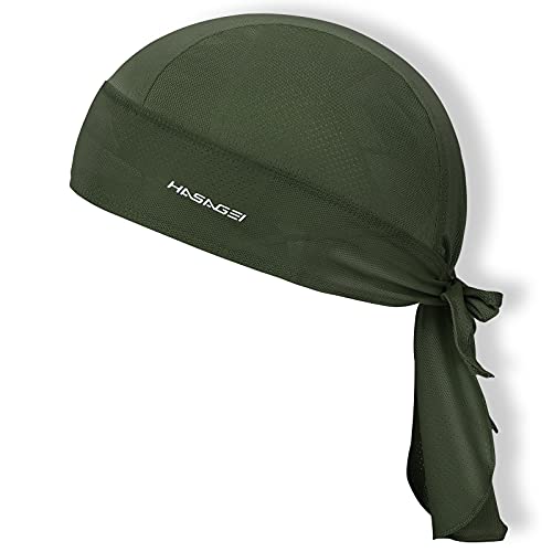HASAGEI Sports Bandana Cap Durag Bandana Kopftuch Fahrrad Kopfbedeckung Atmungsaktiv nimmt Schweiß auf Hat von HASAGEI