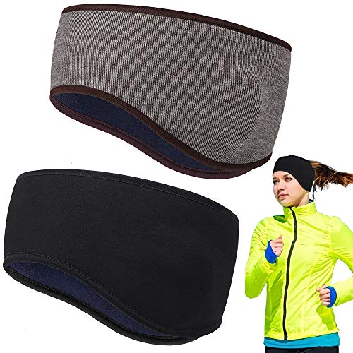 HASAGEI Stirnband Winter für Damen und Herren Sport Stirnbänder Ohrenschützer Headband elastisch zum Joggen Laufen Wandern Radfahren Motorradfahren von HASAGEI