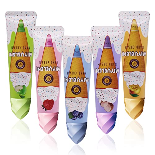 HASAIKA® Handcreme, Handcremes Set, Mini Handcremes, Handcreme Geschenkset,Spendet Feuchtigkeit, Entlastet, Repariert Extrem Trockene Hände Geschenk für Sie Freundin,Lehrer,Freunde,Oma(5 Stück) von HASAIKA