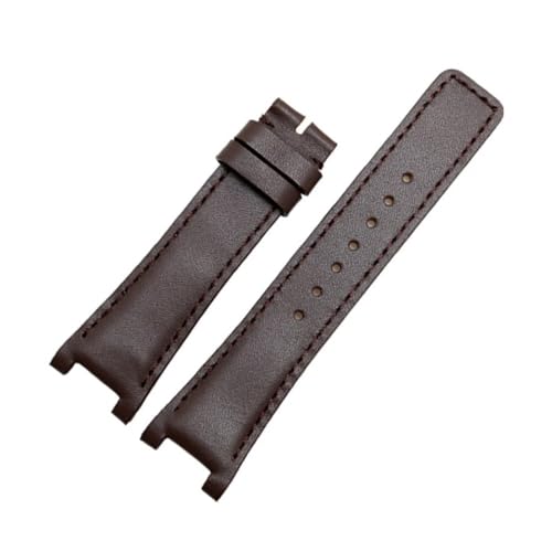 HASGTFM 16 * 10mm 20 * 12mm 22 * 14mm Uhrenarmband Passend for Guc YA1332 YA1333 1335 Serie Passend for Gu-cci Männer und Frauen Gekerbtes Uhrenarmband(Gray Purpel,22-14mm) von HASGTFM