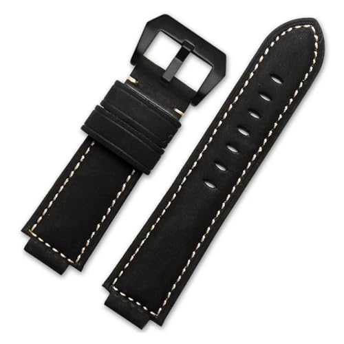 HASGTFM Armband passend for Uhren der Serie GST-B200 GST-B200D, Herrenarmband, 24 x 16 mm, schwarzes Bandanstoßende(Black black) von HASGTFM