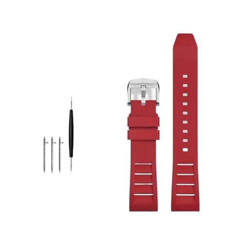HASGTFM FKM-Fluorkautschuk-Uhrenarmband, 20 mm, 21 mm, 22 mm, 24 mm, passend for Breitling, passend for Omega, passend for Seiko, passend for Casio, passend for Mido, Uhrenarmband, Sportuhrenarmband(R von HASGTFM