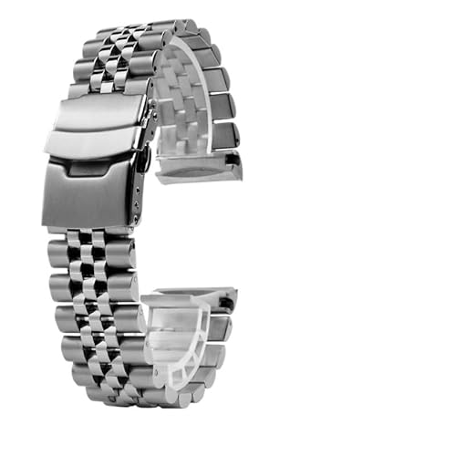 HASGTFM Fit For Seiko Fit For Prospex SRPA21 SRP777 SRPC25 SRP773 SRP775 SRP779 Armband Edelstahl Armband Goldene Racelet 22mm(Silver) von HASGTFM