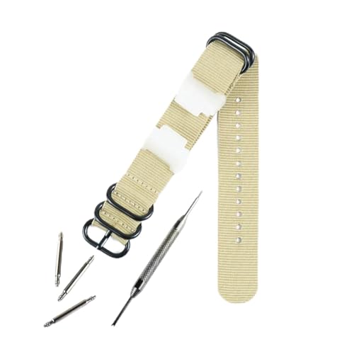 HASGTFM Nylonarmband for Herren, passend for Casio Fit For G-SHOCK G-8900 GA-100 110 120 GD-100 110 DW-5600 Verbindungsset DW-5600 GW-M5610 DW6900 Uhrenarmband(Dark khaki) von HASGTFM