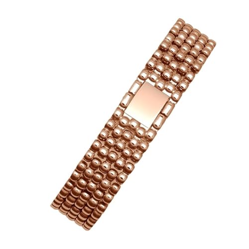 HASGTFM Passend Fit For ArmaniStainless Steel Uhrenarmband 12 14 16 Mm Damen-Armbanduhr Charm-Uhr Metallarmband Roségold Modearmband(Rose gole,16mm) von HASGTFM