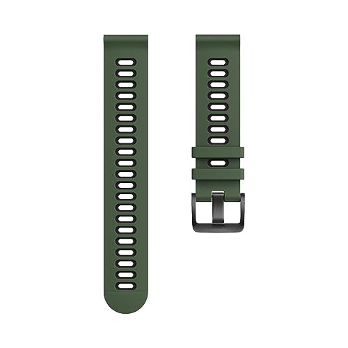 HASMI 20 mm 22 mm breites Silikonarmband kompatibel for Samsung Galaxy Watch 42 mm 46 mm weiches Silikon-Ersatzarmband kompatibel for Samsung Galaxy (Color : A, Size : 22mm) von HASMI