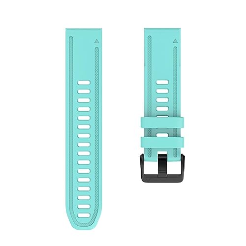 HASMI 20-mm-Uhrenarmband, kompatibel for der Fenix ​​6S Pro-Uhr. Weiches Silikonarmband for Quick-Fit-Armband, kompatibel for der Fenix ​​5S Plus-Uhr (Color : Mint, Size : 20mm) von HASMI