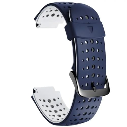 HASMI 22 mm Uhrenarmbänder kompatibel for Garmin Forerunner 235 230 620 630 735XT 235Lite Sportarmband Smartwatch Armband Silikonarmband (Color : G, Size : Forerunner 220) von HASMI