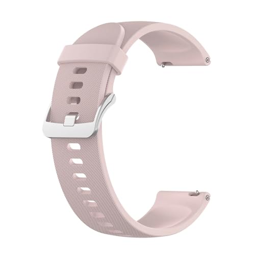 HASMI 22 mm offizielle Silikon-Ersatzarmbänder, kompatibel for Xiaomi Mi Watch Color Sports Edition, kompatibel for Mi Watch Color-Armband, Uhrenarmbändern Correa (Color : Light pink, Size : For Mi von HASMI