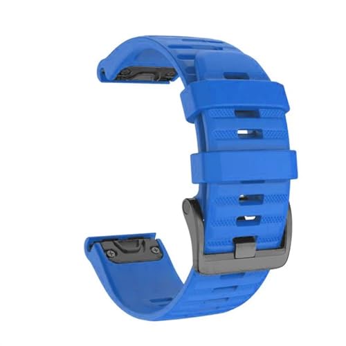 HASMI 26 20 22 mm Silikon-Sportarmband, kompatibel for Garmin Fenix ​​6X 6 6S Pro 7X 7 5X 5 5S 3 3HR Smart Watch Herren-Schnellverschlussarmband (Color : Velvet, Size : 22mm Fenix 7) von HASMI