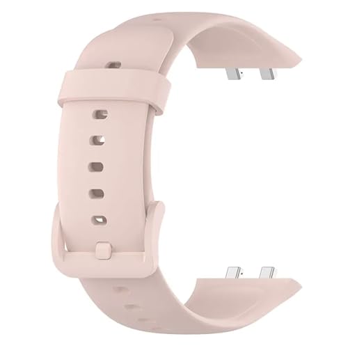 HASMI Armband-Armband, kompatibel for Watch 3 / Watch3 Pro, Silikon, Tpu, offizielles Ersatzarmband, Smartwatch-Armband-Zubehör (Color : Light pink, Size : Oppo Watch 3) von HASMI