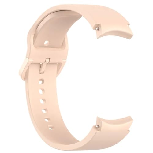 HASMI Fit For Samsung Fit For Galaxy Watch 4/5 44 Mm 40 Mm Silikonarmband Armband Armband Watch4 Classic 46 Mm/42 Mm Watch5 Pro 45 Mm (Color : Light pink, Size : Galaxy 5 pro 45mm) von HASMI