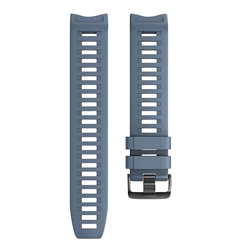 HASMI Outdoor-Silikon-Ersatzarmband for 22 mm Breite, kompatibel for Garmin Instinct Smartwatch-Armband (Color : Stone, Size : 22mm) von HASMI
