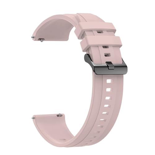 HASMI Silikonarmband, Kompatibel for Huawei GT4 46 Mm, 41 Mm, Offizielles Silikonarmband, Kompatibel for Huawei GT4 46 Mm/GT3, 46 Mm, 22 Mm, 18 Mm (Color : Pinksand, Size : Huawei gt4 41mm) von HASMI