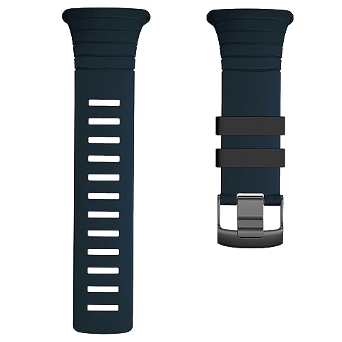 HASMI TPU-Uhrenarmband, kompatibel for Suunto Core-Bändern. Hochwertiges TPU-Ersatzarmband, kompatibel for Suunto Core Smartwatches-Zubehör (Color : Stone) von HASMI