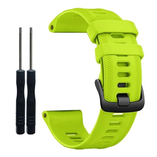 HASMI Uhrenarmbänder kompatibel for Garmin Forerunner 955 22 mm Uhr Silikonarmband Armbänder kompatibel for Forerunner 945 935 745 Fenix ​​5 6 Armband (Color : Grenn, Size : 22mm) von HASMI