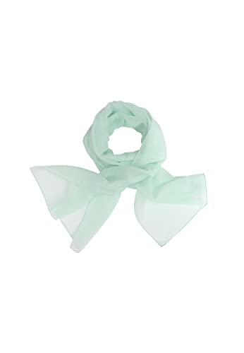 HAT YOU Damen Chiffon Halstuch, Sommertuch, Chiffon Schal, Tuch für Frühling und Sommer, Ganzjährig - Made in Italy, Farbe:Mint von HAT YOU