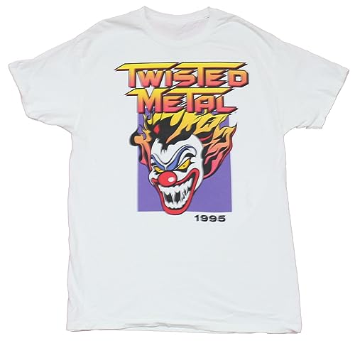 Twisted Metal Mens T-Shirt - 1995 Smiling Sweet Tooth Image White L Twisted Metal Mens T-Shirt - 1995 Smiling Sweet Tooth Image White L von HATEBUTN
