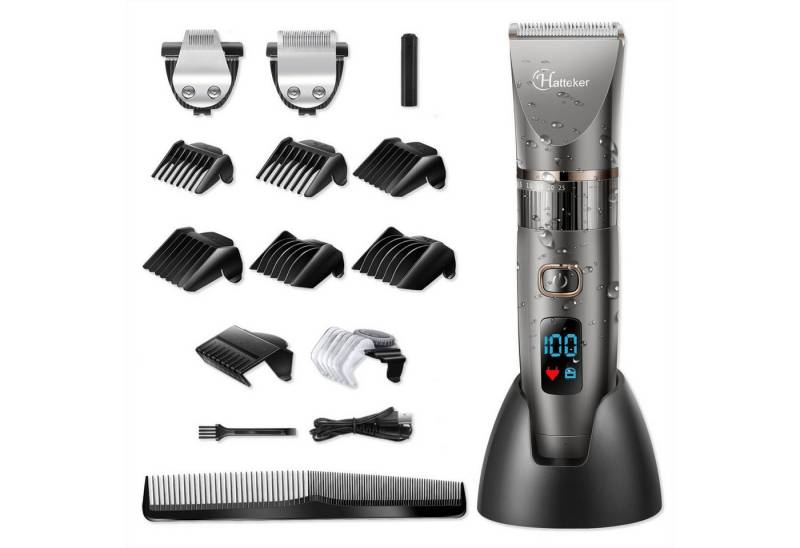 HATTEKER Haarschneider RFC69031, 3 in 1 Bartschneider Präzisionstrimmer von HATTEKER