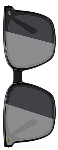 HAUMAUH Sonnenbrille Herren Damen | Klassische quadratische Großfassung UV-Schutz | Stadt Outdoor Golf Angeln Strand von HAUMAUH