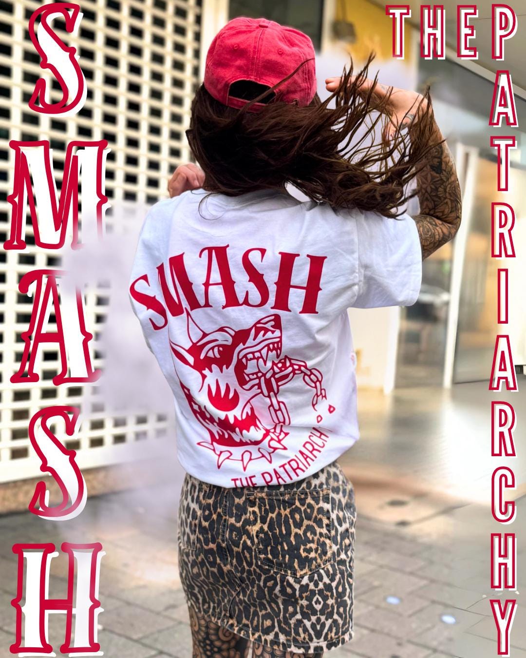 Smash The Patriarchy Shirt T-Shirt Liebe Unisex Pride Patriarchat Rosa Vintage Feminismus Geburtstag Gleichberechtigung Non-Binary Damen von HAUNOIKlamotten