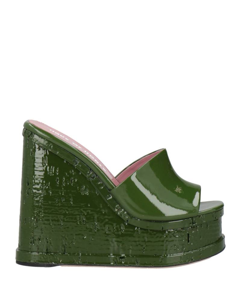 HAUS OF HONEY Mules & Clogs Damen Grün von HAUS OF HONEY