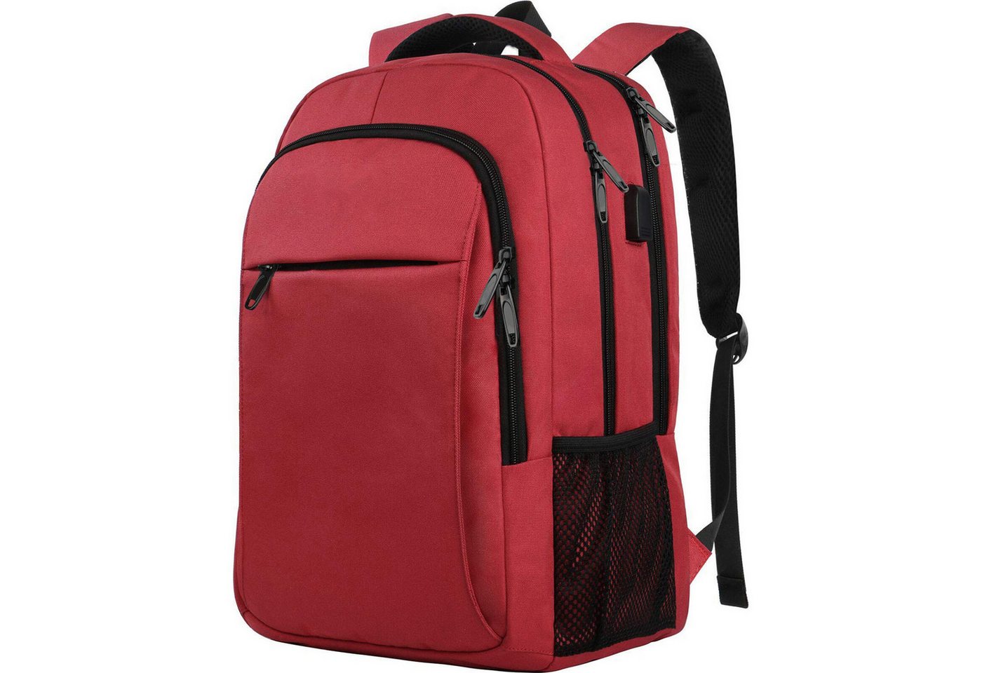 HAUSS SPLOE Laptoprucksack Laptop Rucksack Schulrucksack Wasserbeständig Laptoptasche (Laptop Notebook Tasche Schule Uni Rucksack, mit USB-Lade-Anschluss, Anti-Diebstahl, Backpack mit Laptopfach), Herren Damen Jungen Teenager Freizeit Arbeit Business Reisen von HAUSS SPLOE