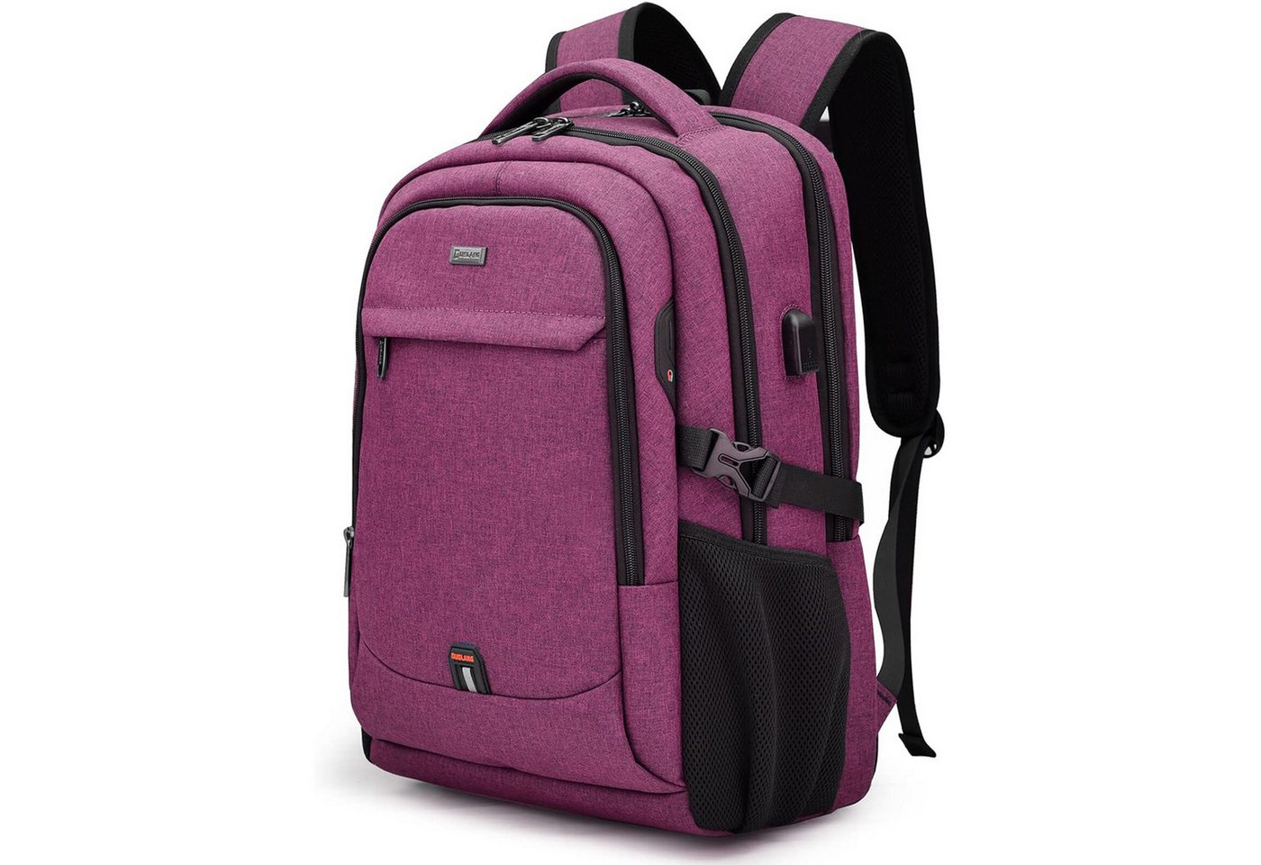 HAUSS SPLOE Laptoprucksack Arbeitsrucksack Schulrucksack Wasserbeständig (Laptop Notebook Tasche Schule Uni Rucksack, Sportrucksack, mit USB-Anschluss, Anti-Diebstahl, Backpack mit Laptopfach), Herren Damen Jungen Teenager Freizeit Arbeit Business Reisen von HAUSS SPLOE