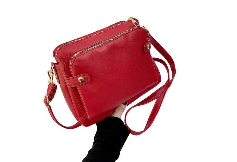 HAUSS SPLOE Umhängetasche HandtascheTragetasche Handbeutel Große Umhängetasche-PU (mit abnehmbarem und verstellbarem Schultergurt, Handtasche, Tragetasche, Unitasche, 19 x 28 x 8 cm), für Damen Frauen Jungen Freizeit Schule Party Arbeit Reisen Einkaufen von HAUSS SPLOE