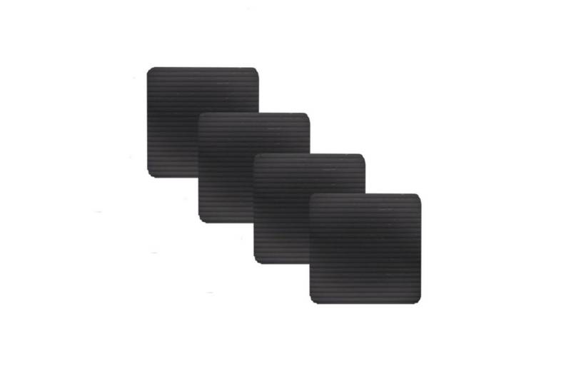 HAUSS SPOLE Antirutsch-Aufkleber Anti-Rutsch Teppich selbstklebend für Bodenbelag & Teppichfixierung, B: 10 cm, L: 10 cm, 4er Set Teppich Greifer zuschneidbar mit Vakuum-Adsorption, 4-tlg., Teppichstopper Teppich Unterlage Antirutschmatte Teppichbefestigung, für Kinderzimmer Wohnzimmer Schlafzimmer Büros Boden usw von HAUSS SPOLE