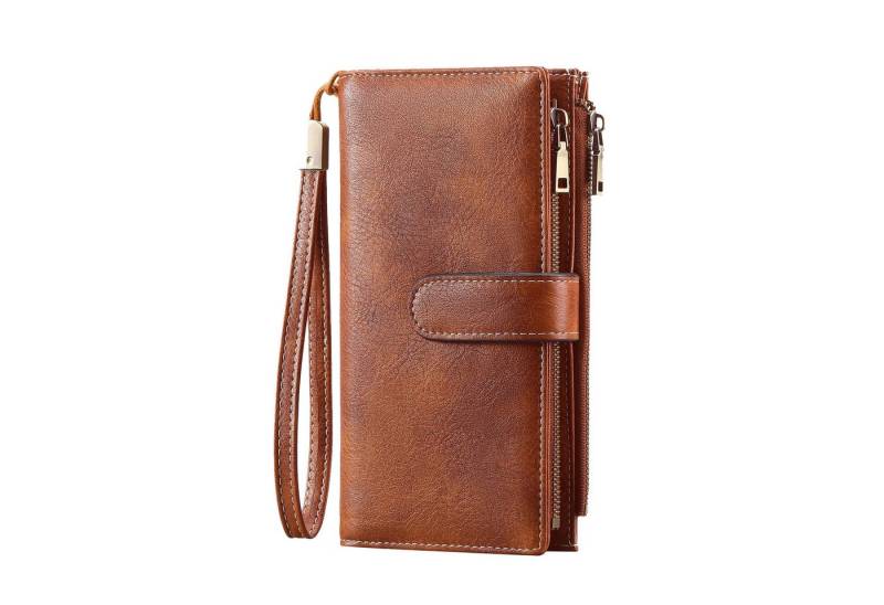 HAUSS SPOLE Geldbörse Geldbeutel Lang Portemonnaie Portmonee aus Weichem Leder für Damen von HAUSS SPOLE