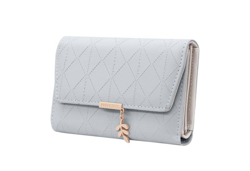 HAUSS SPOLE Geldbörse Geldbeutel Portemonnaie Portmonee aus Weichem Leder für Damen (Leicht und praktisch), mit Vielen Fächern, Mini Portmonee Damen mit Münzfach und Kartenfächer von HAUSS SPOLE