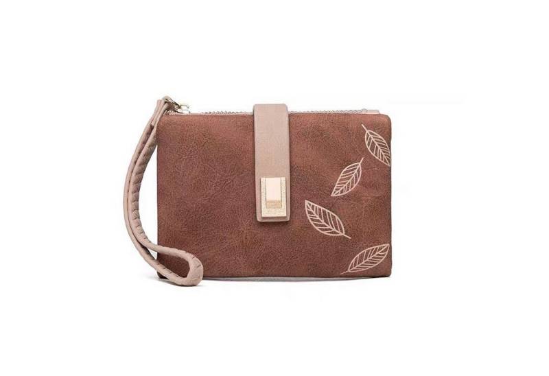 HAUSS SPOLE Geldbörse Geldbörse Geldbeutel Portemonnaie Portmonee für Damen, Studenten (Mini Frauen Handtasche Ledergeldbörse Brieftasche, Slim Wallet, Kreditkartenetui, Kartenetui, Süß, Kartenhalter), Geld Beutel mit Kartenfäche und Münzfach 12 x 9 x 3.5 cm von HAUSS SPOLE