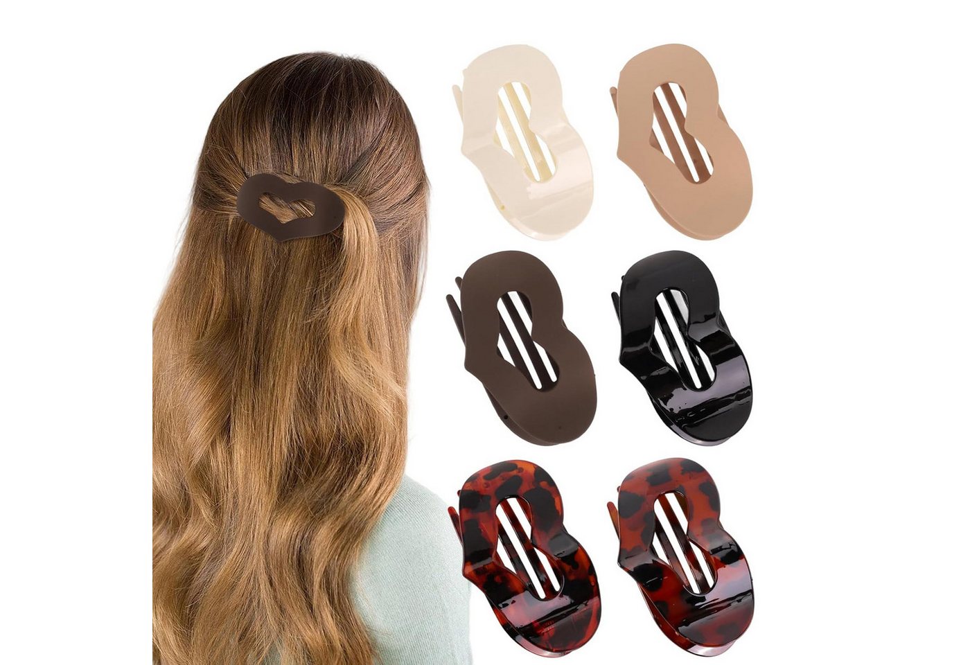 HAUSS SPOLE Haarklammer Leopard Haarclip Haarklammer Haarzubehör für Damen und Mädchen von HAUSS SPOLE