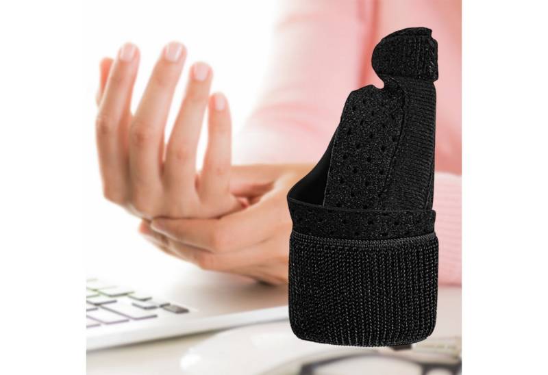 HAUSS SPOLE Handgelenkbandage Handgelenkband mit Waschbar Handgelenkstütze Handgelenksbandage (mit atmungsaktivem Netzgewebe individuell anpassbarem Klettverschluss, 1-tlg., mit Kunststoffstreifen-Stabilisierung 360°-Rundum-Handgelenkstütze), für Sport Arbeit oder Alltag leicht und komfortabel zu tragen von HAUSS SPOLE