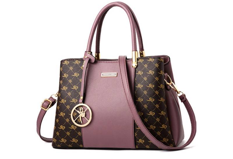 HAUSS SPOLE Henkeltasche Henkeltasche Umhängetasche Handtasche Tragetasche Aktentasche (Schultertasche Arbeitstasche Messenger-Tasche Top Griff Schultergurt, Freizeittasche, Unitasche, Bürotasche, Kunstleder), für Frau Frauen Jungen Freizeit Arbeit Business Schule Büro Reisen usw von HAUSS SPOLE