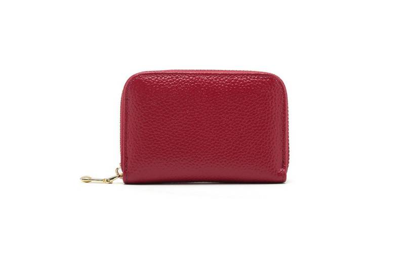 HAUSS SPOLE Kartenetui Geldbörse Geldbeutel RFID Portemonnaie Portmonee (mit 12 Kartenfächer und 2 Geldscheinfächer Reißverschluss Orgel-Stil, Slim Wallet, Geldbeutel, Geldbörse, Frauen, Tragbar, RFID-Schutz), für Kreditkarte EC Karte Bank Karte Personalausweis Visitenkarten usw von HAUSS SPOLE