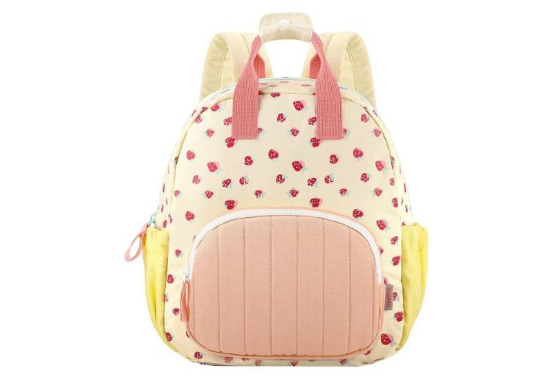 HAUSS SPOLE Kinderrucksack Kinderrucksack kindergartenrucksack Mini Tagesrucksack Reisetasche (Ultraleicht 30cm 2-5 Jahre Mini Backpack mit Rosa Erdbeere, Kinder-Backpack, Kinderfreizeitrucksack, Mini, Tagesrucksack, 28x23x9 cm), Klein Kinder für Schule Kindergarten Picknicks Reisen Geschenke von HAUSS SPOLE