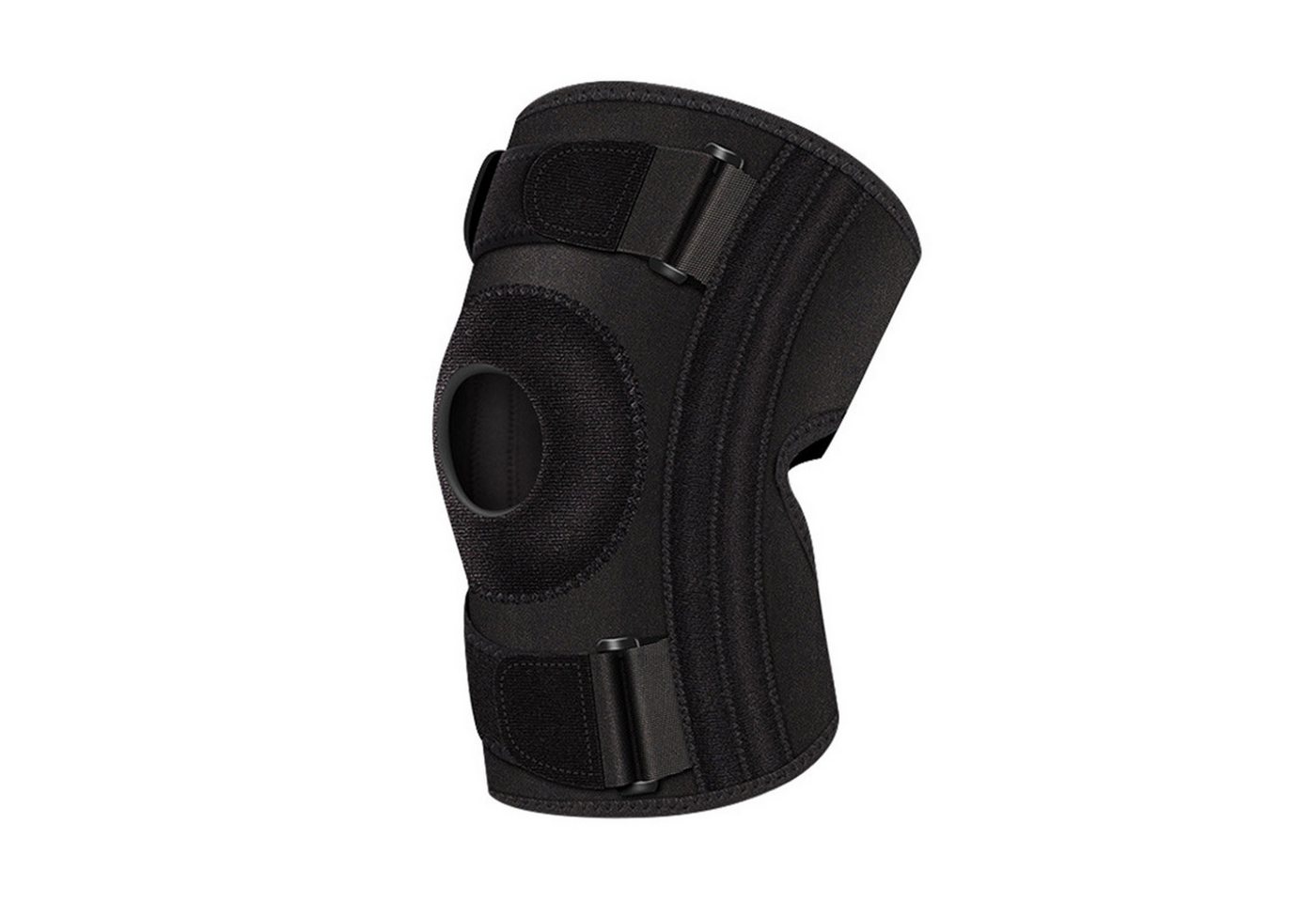 HAUSS SPOLE Kniebandage Knieschutz Verstellbare Knieschoner Elastische Kniebandage (1 Stück nicht 1 Paar Damen Männer verstellbar Rutschfeste Atmungsaktiv, 1-tlg., Unisex Lindert Knieschmerzen ACL Gewichtheben Basketball Volleyball), für Outdoor Sport Kraftübungen Meniskusriss Arthritis Laufen usw von HAUSS SPOLE
